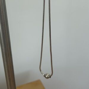 Cape Cod Silver Single Ball Collection Necklace